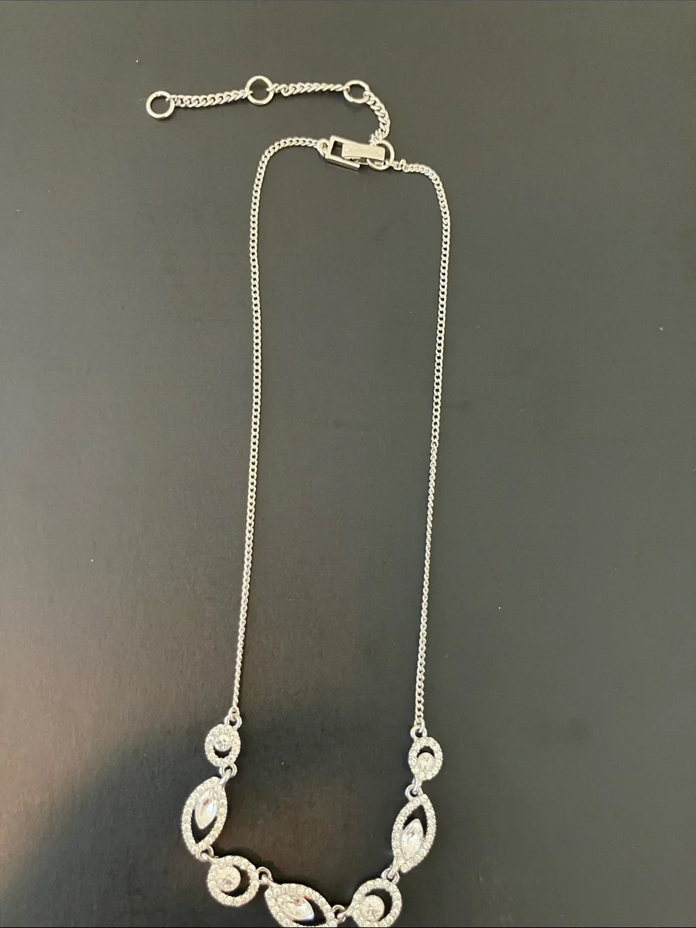 Givenchy Silver Crystal Necklace - Elegant Women’s Jewelry